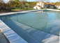 La super méga piscine (16m) avec petit bain et rampes de maintien immergées